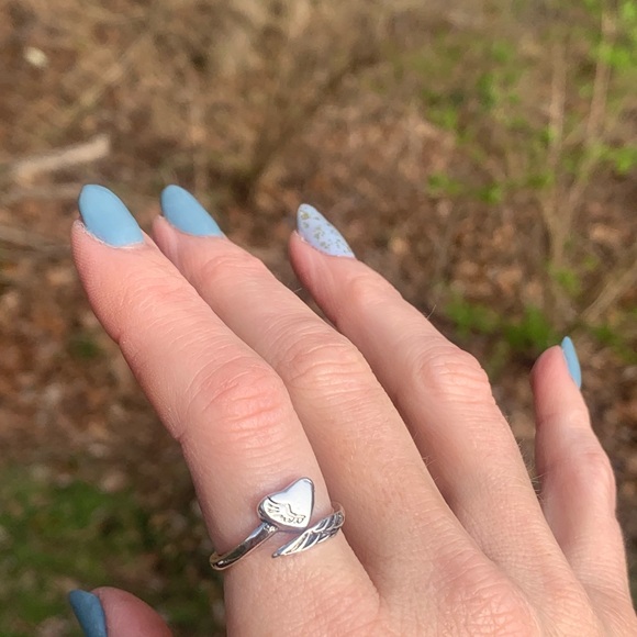 Silver always in my heart ring - Picture 6 of 7